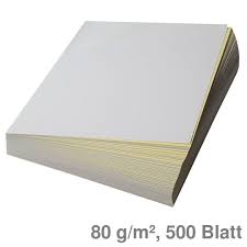 Durchschreibepapier Exa Digital Carbonless, 2-fach vorsortiert, Deckblatt 80g CB weiss, Kopie 80CF gelb, 160g/m², A4