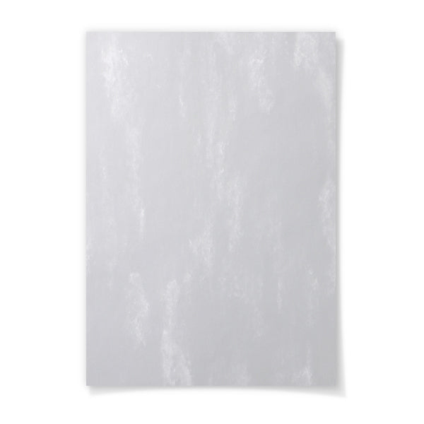 Transparentpapier, hochtransparent marmoriert weiss, 100g/m², 70x100