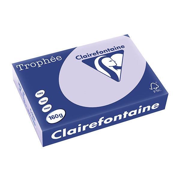 Trophée Clairefontaine, lila, 160g/m², A3