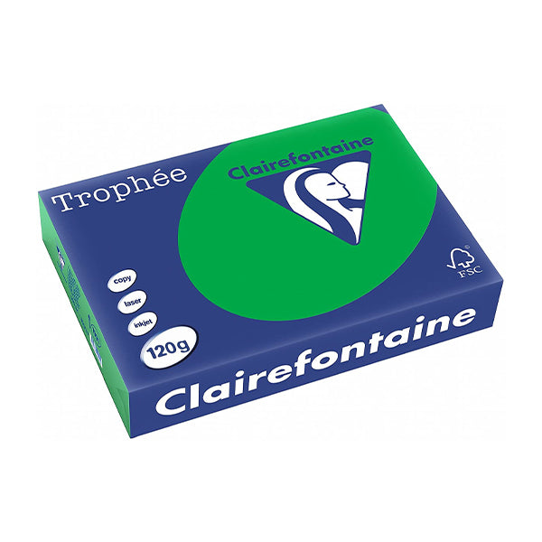 Trophée Clairefontaine, billiardgrün, 120g/m², A3