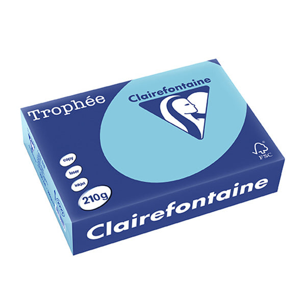 Trophée Clairefontaine, blau, 210g/m², A4